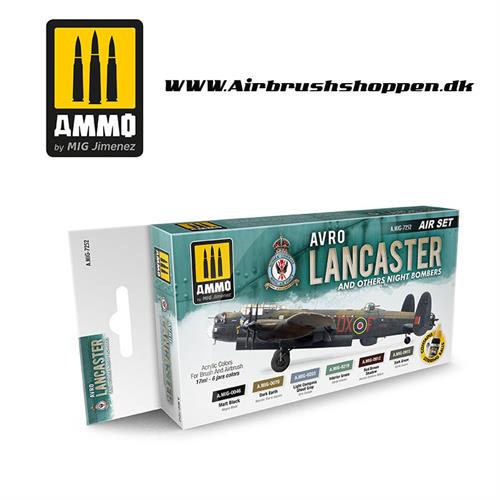 AMIG 7252 AVRO Lancaster and Others Night Bombers Air Set 6 x 17ml
